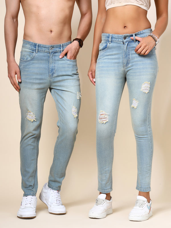Vestido Modas Ice - Blue Unisex  Slim Fit Jeans