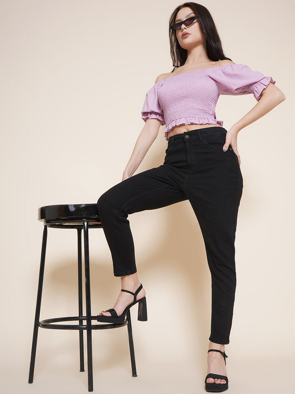 Vestido Modas Black Skinny Jeans For Women (B2BVDJEAN106)