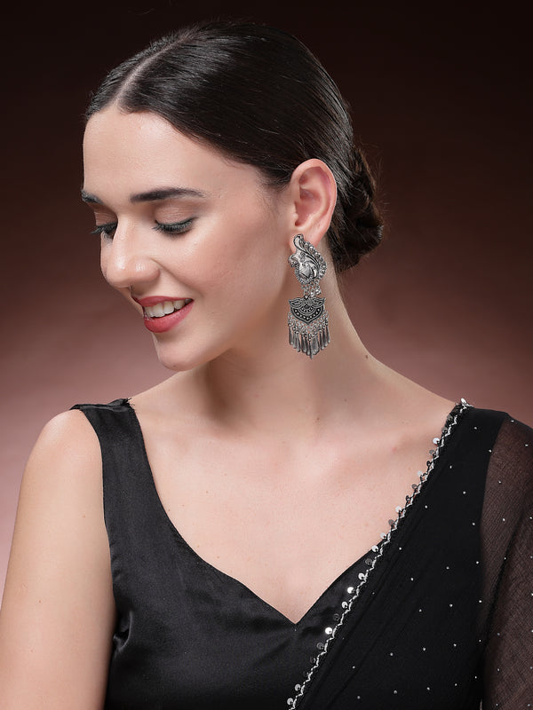 Vestido Modas Silver Plated Earrings