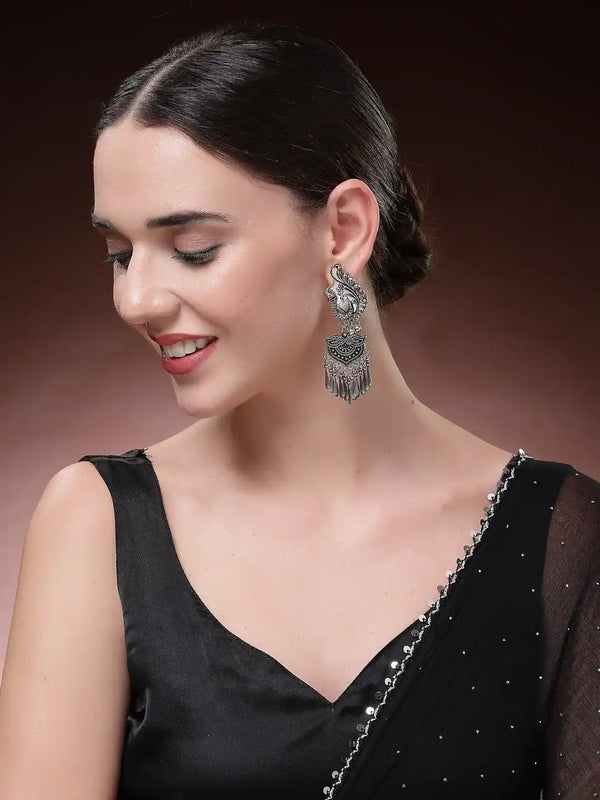 Vestido Modas Silver Plated Earrings